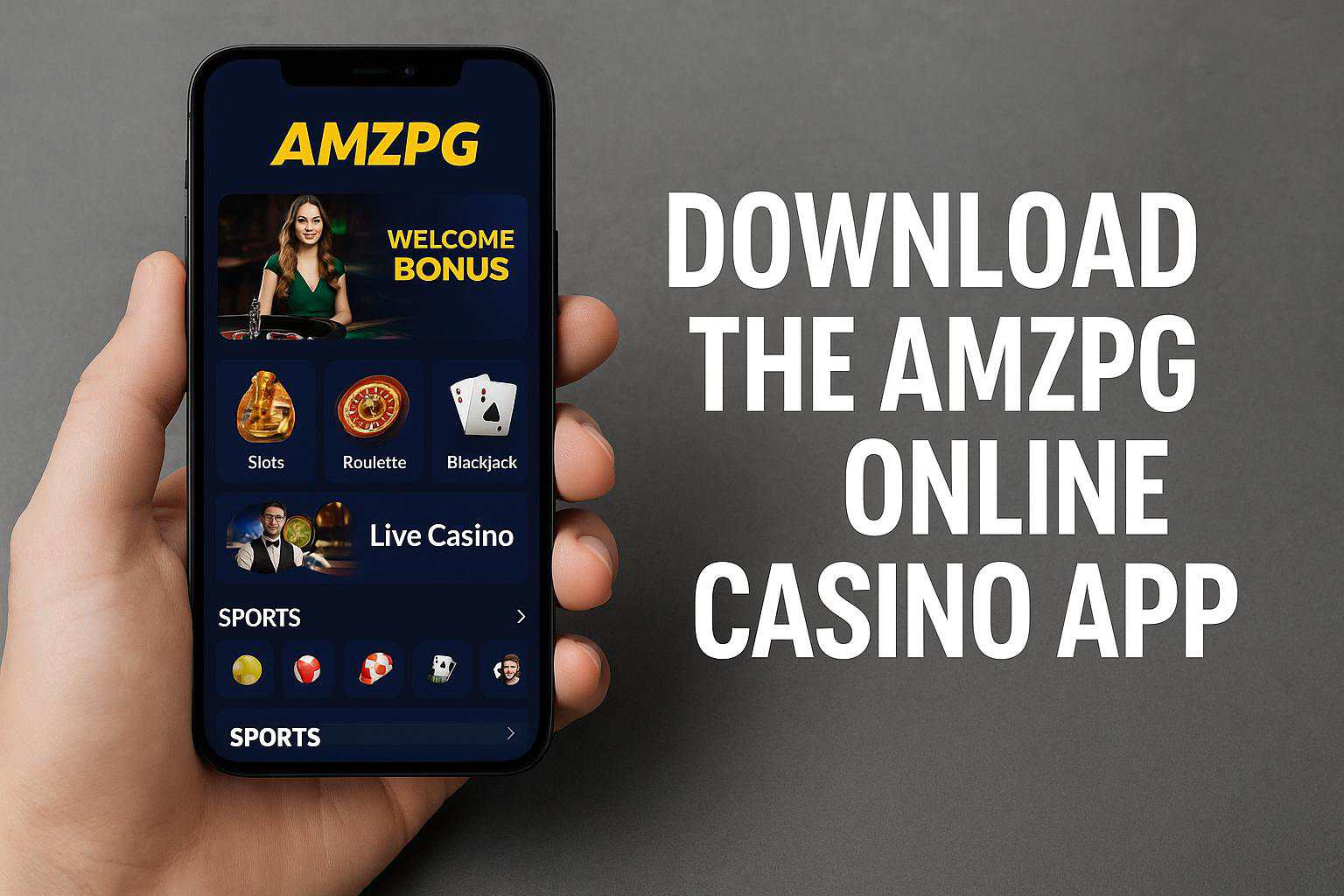 Baixar o AMZPG Cassino App